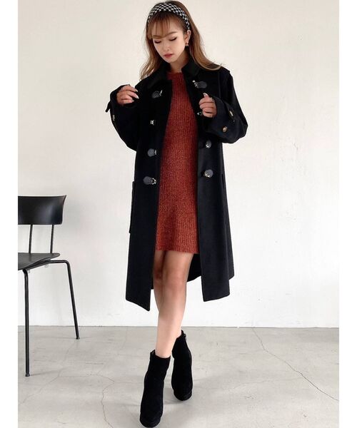 RESEXXY（リゼクシー）の「ダッフルコート（ダッフルコート・レディース・ブラック/ベージュ/その他1・FREE）」の2枚目の写真