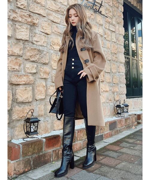 RESEXXY（リゼクシー）の「ダッフルコート（ダッフルコート・レディース・ブラック/ベージュ/その他1・FREE）」の8枚目の写真