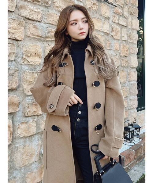 RESEXXY（リゼクシー）の「ダッフルコート（ダッフルコート・レディース・ブラック/ベージュ/その他1・FREE）」の9枚目の写真