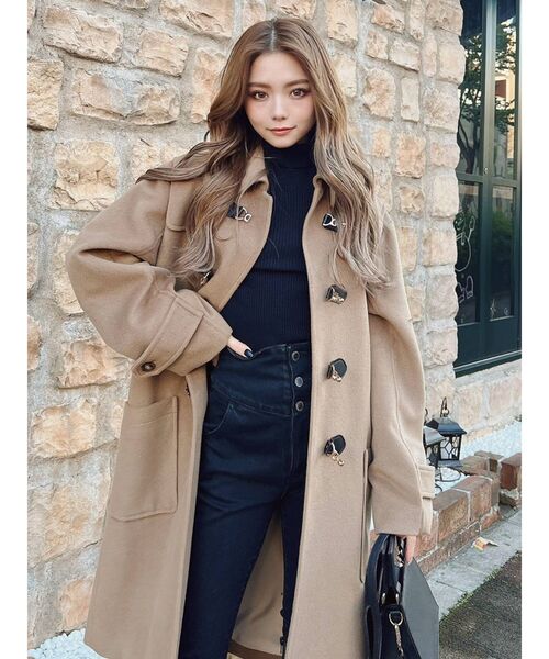 RESEXXY（リゼクシー）の「ダッフルコート（ダッフルコート・レディース・ブラック/ベージュ/その他1・FREE）」の13枚目の写真