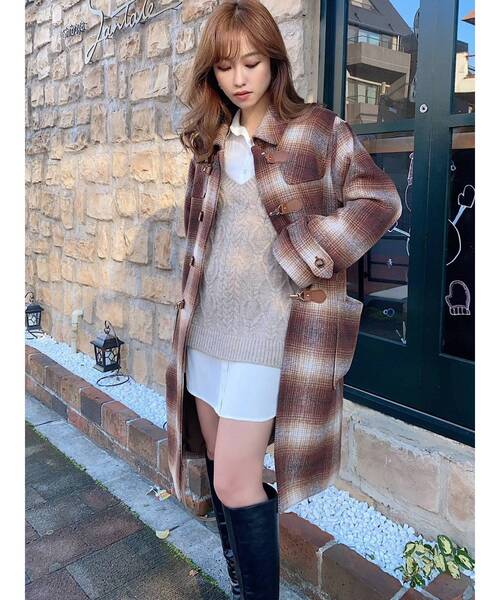 RESEXXY（リゼクシー）の「ダッフルコート（ダッフルコート・レディース・ブラック/ベージュ/その他1・FREE）」の14枚目の写真