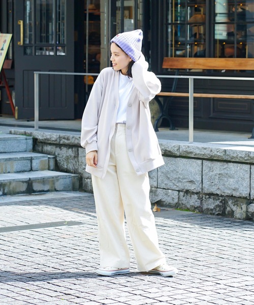 BEN DAVIS（ベンデイビス）の「【BEN DAVIS/ベンデイビス】コットンニットキャップ ビーニー（ニットキャップ/ビーニー・メンズ・ホワイト/チャコールグレー/ブラック/ダークグリーン/ベージュ/ネイビー/グレー/イエロー/ライトブラウン/スミクロ/ワイン/レッド・FREE）」の19枚目の写真