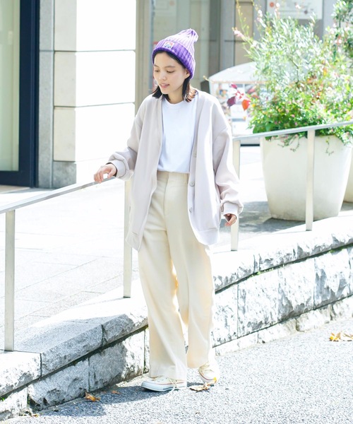 BEN DAVIS（ベンデイビス）の「【BEN DAVIS/ベンデイビス】コットンニットキャップ ビーニー（ニットキャップ/ビーニー・メンズ・ホワイト/チャコールグレー/ブラック/ダークグリーン/ベージュ/ネイビー/グレー/イエロー/ライトブラウン/スミクロ/ワイン/レッド・FREE）」の13枚目の写真