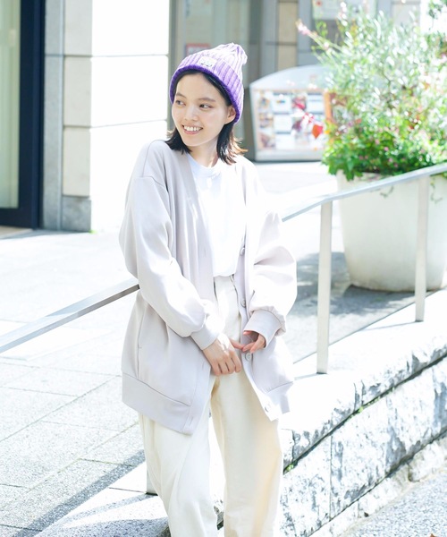 BEN DAVIS（ベンデイビス）の「【BEN DAVIS/ベンデイビス】コットンニットキャップ ビーニー（ニットキャップ/ビーニー・メンズ・ホワイト/チャコールグレー/ブラック/ダークグリーン/ベージュ/ネイビー/グレー/イエロー/ライトブラウン/スミクロ/ワイン/レッド・FREE）」の15枚目の写真