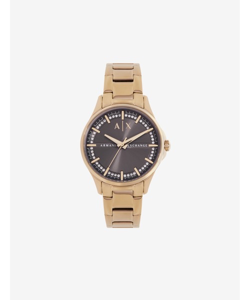 【A|X アルマーニ エクスチェンジ】ステンレススチールベルトウォッチ(バタフライ)LADY HAMPTON_AX5257
