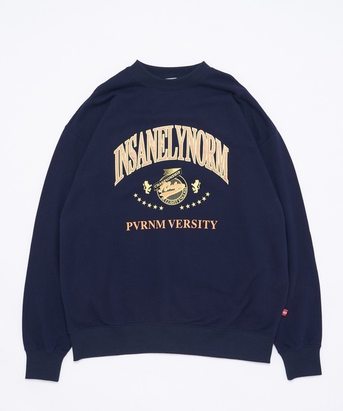 WHO'S WHO gallery(フーズフーギャラリー)の「【KOOKY'N/クーキー】VERSITYスウェットクルー(スウェット・メンズ・アッシュグレー/ブラック/ネイビー/グリーン・FREE)」の12枚目の写真