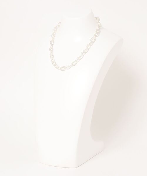 MUTURA(ムツラ)の「Brass シルバーチェーンネックレス・ブレスレット(ネックレス・レディース・シルバー・ONE SIZE)」の2枚目の写真