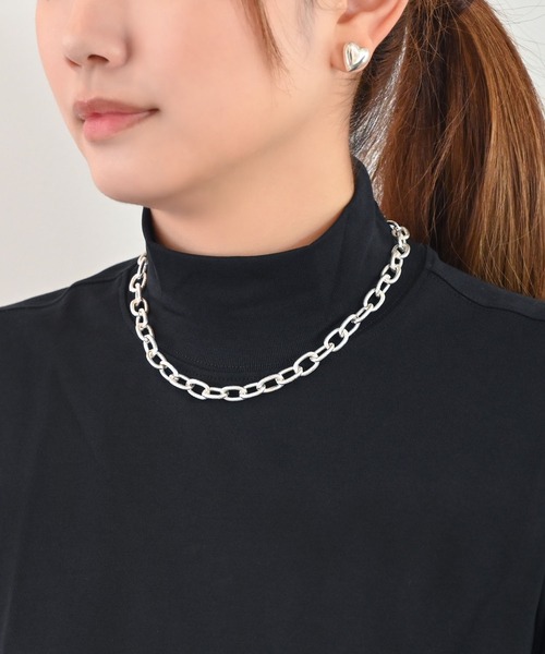 MUTURA(ムツラ)の「Brass シルバーチェーンネックレス・ブレスレット(ネックレス・レディース・シルバー・ONE SIZE)」の7枚目の写真