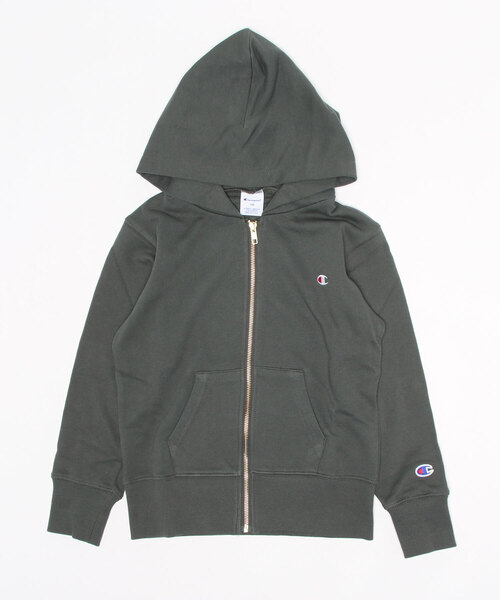 Champion(チャンピオン)の「【WEB限定】Champion/ チャンピオン KIDS ZIP HOOD SWEAT(パーカー・キッズ・ブラック/ベージュ/チャコールグレー/グレー・130/120/110/140/100/150)」の3枚目の写真