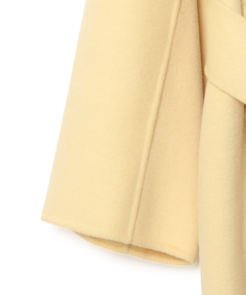 ADAM ET ROPE'（アダムエロペ）の「Super120's ウールリバーガウンコート（チェスターコート・レディース・イエロー/ブラック系その他/ベージュ系その他・FREE）」の11枚目の写真