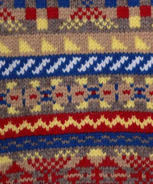 LAURENCE J.SMITH】フェアアイル クルーネックベスト WOMEN