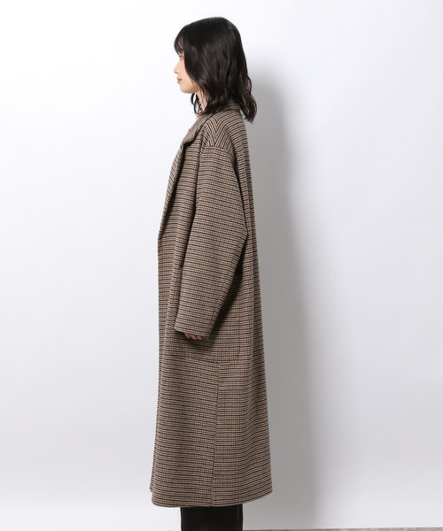 LAKOLE（ラコレ）の「チェック柄オーバーサイズコート / 214940（チェスターコート・レディース・ベージュ系その他・SMALL/MEDIUM）」の18枚目の写真