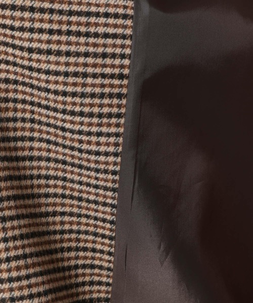 LAKOLE（ラコレ）の「チェック柄オーバーサイズコート / 214940（チェスターコート・レディース・ベージュ系その他・SMALL/MEDIUM）」の16枚目の写真