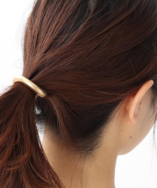 UNTITLED（アンタイトル）の「◆マットメタルポニーフック（その他ヘアアクセサリー・レディース・シルバー/ゴールド・00）」の5枚目の写真