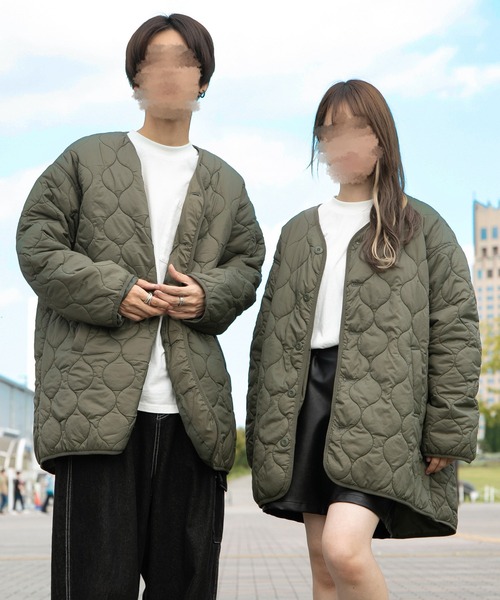 PairPair（ペアペア）の「キルティングライナー(ユニセックス)（その他アウター・レディース・ブラック/カーキ/アイボリー・MEDIUM/LARGE）」の3枚目の写真