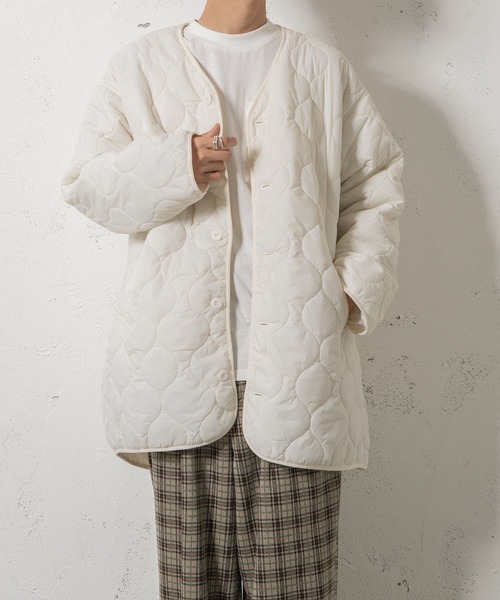 PairPair（ペアペア）の「キルティングライナー(ユニセックス)（その他アウター・レディース・ブラック/カーキ/アイボリー・MEDIUM/LARGE）」の4枚目の写真