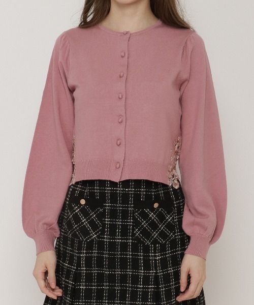 WILLSELECTION - 最終お値下げ！ウイルセレクション【今季新品】フラワー刺繍スリットカーディガン 1363772540.jpg?1633781921