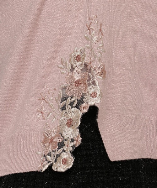 WILLSELECTION - 最終お値下げ！ウイルセレクション【今季新品】フラワー刺繍スリットカーディガン 1363772540.jpg?1633781921