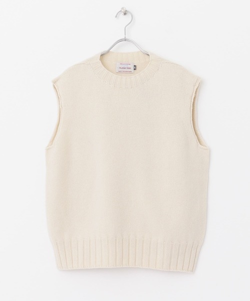 URBAN RESEARCH DOORS（アーバンリサーチドアーズ）の「Island Tides　ボトルネックニットベスト（ベスト・レディース・ブラック/オフホワイト・34）」の6枚目の写真