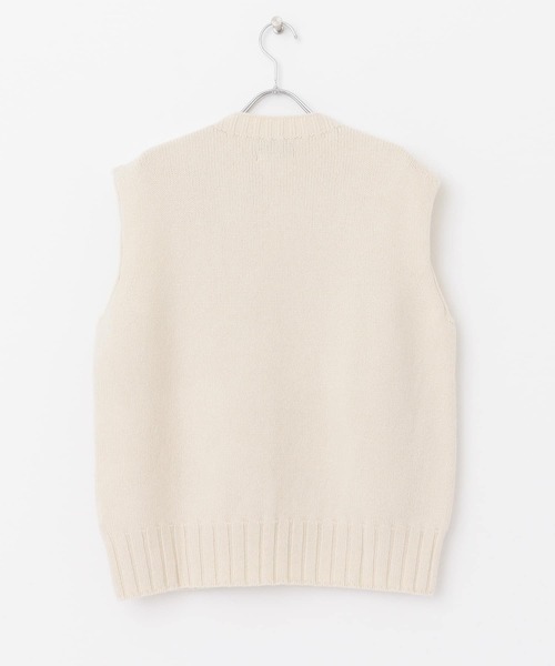 URBAN RESEARCH DOORS（アーバンリサーチドアーズ）の「Island Tides　ボトルネックニットベスト（ベスト・レディース・ブラック/オフホワイト・34）」の8枚目の写真