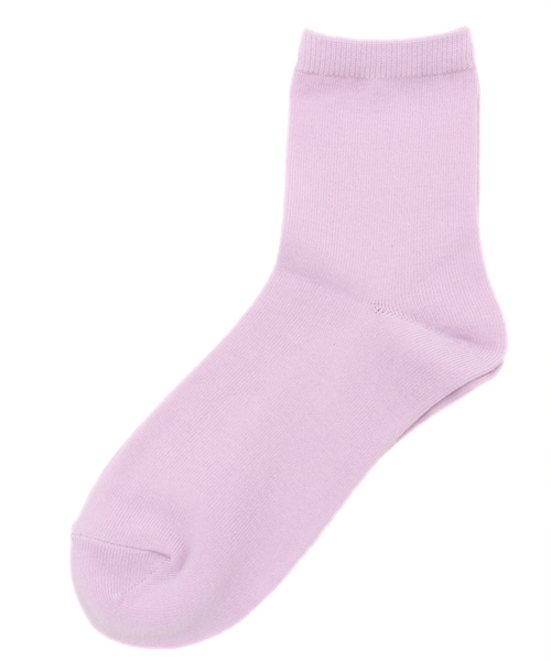 WEGO(ウィゴー)の「WEGO/無地ソックス(ソックス/靴下・レディース・ホワイト/ブラック/グレー/ライム/ネイビー/キャメル/カーキ/ブルー/レッド/サックスブルー/ライトパープル/イエロー/ピンク/オレンジ・FREE)」の9枚目の写真