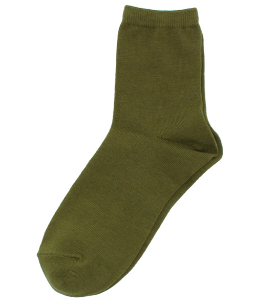 WEGO(ウィゴー)の「WEGO/無地ソックス(ソックス/靴下・レディース・ホワイト/ブラック/グレー/ライム/ネイビー/キャメル/カーキ/ブルー/レッド/サックスブルー/ライトパープル/イエロー/ピンク/オレンジ・FREE)」の4枚目の写真