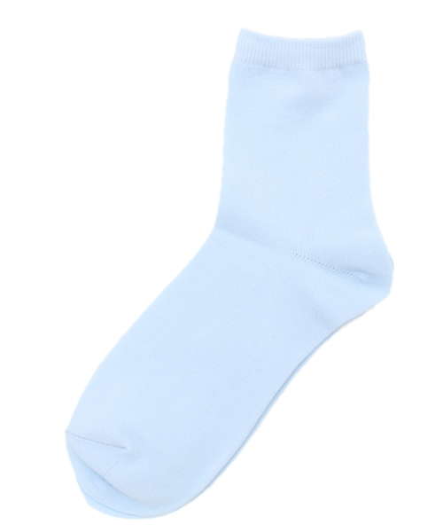 WEGO(ウィゴー)の「WEGO/無地ソックス(ソックス/靴下・レディース・ホワイト/ブラック/グレー/ライム/ネイビー/キャメル/カーキ/ブルー/レッド/サックスブルー/ライトパープル/イエロー/ピンク/オレンジ・FREE)」の7枚目の写真