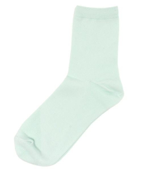 WEGO(ウィゴー)の「WEGO/無地ソックス(ソックス/靴下・レディース・ホワイト/ブラック/グレー/ライム/ネイビー/キャメル/カーキ/ブルー/レッド/サックスブルー/ライトパープル/イエロー/ピンク/オレンジ・FREE)」の5枚目の写真