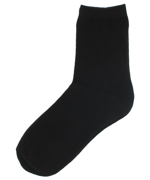 WEGO(ウィゴー)の「WEGO/無地ソックス(ソックス/靴下・レディース・ホワイト/ブラック/グレー/ライム/ネイビー/キャメル/カーキ/ブルー/レッド/サックスブルー/ライトパープル/イエロー/ピンク/オレンジ・FREE)」の2枚目の写真