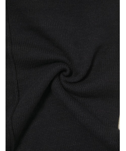 fifth（フィフス）の「リブ切り替えニットワンピース（ワンピース・レディース・ブラック/ライトベージュ・MEDIUM）」の8枚目の写真