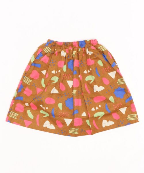 HOGAN RANCH WEAR(ホーガンランチウエア)の「ソウガラコットンネルギャザースカート(kids/S~LL)(スカート・キッズ・ブラウン/ライトグリーン/チャコール・LL/S/M/L)」の9枚目の写真