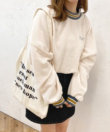配色リブスウェット【ZOZOTOWN限定アイテム】