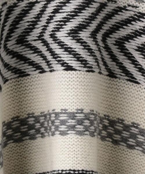 BEAUTY&YOUTH UNITED ARROWS（ビューティーアンドユースユナイテッドアローズ）の「BY ウールミックス ジャカードニットプルオーバー（ニット/セーター・レディース・ブラック/ブラウン・FREE）」の10枚目の写真