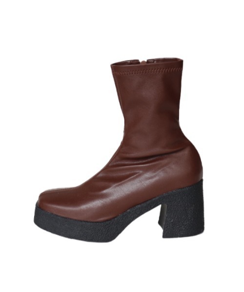 AMAIL（アマイル）の「Fit yummy bulkyブーツ（ブーツ・レディース・ブラック/ブラウン・L/M/S）」の4枚目の写真