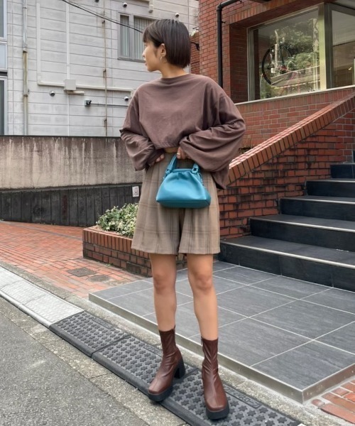 AMAIL（アマイル）の「Fit yummy bulkyブーツ（ブーツ・レディース・ブラック/ブラウン・L/M/S）」の20枚目の写真