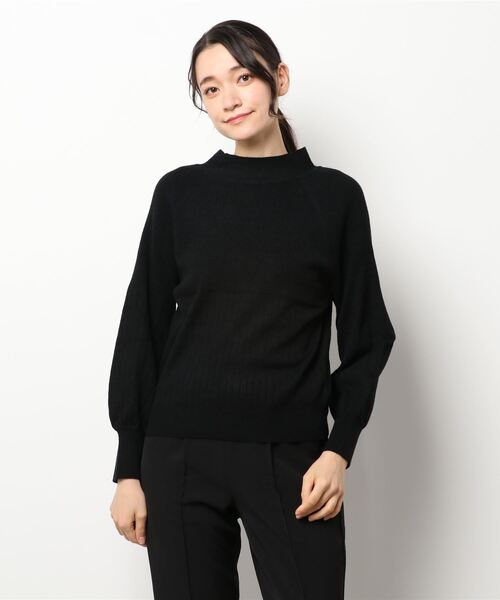 Te chichi(テチチ)の「切替リブバックリボンボリューム袖ニット(ニット/セーター・レディース・ブラック/グレー/イエロー・フリ-)」の6枚目の写真