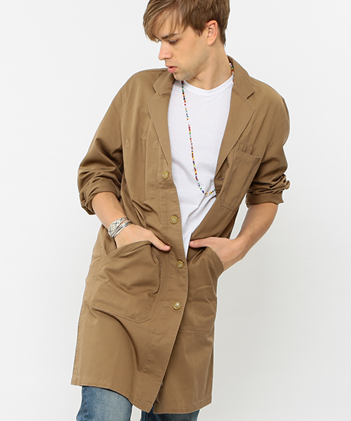 Beams Lights Men S ビームスライツ メンズ の Beams Lights コットンショップコート ステンカラーコート Wear