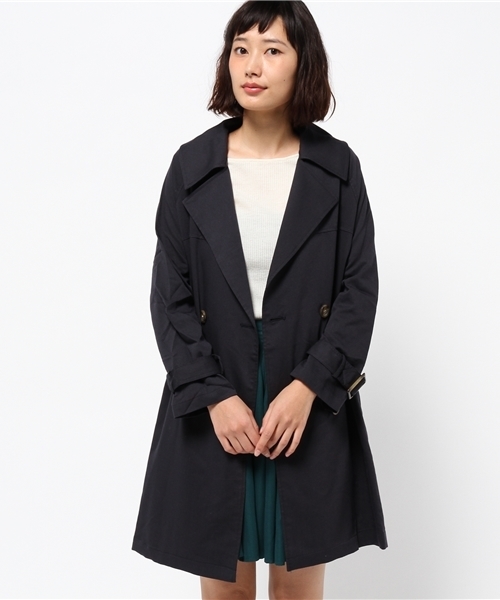 OUTLET(アウトレット)の「【WHO'S WHO gallery】MSmasironatrench(トレンチコート・レディース・ベージュ/ネイビー・FREE)」の6枚目の写真