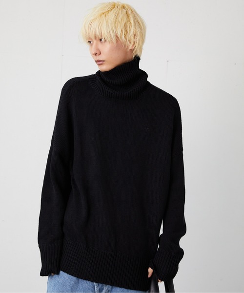 FEKETE(フェケテ)の「FEKETE MADE fkt LOGO TURTLE NECK KNIT(ニット/セーター・メンズ・ブラック/ピンク・MEDIUM/LARGE)」の17枚目の写真