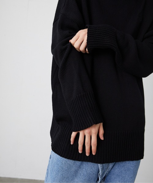 FEKETE(フェケテ)の「FEKETE MADE fkt LOGO TURTLE NECK KNIT(ニット/セーター・メンズ・ブラック/ピンク・MEDIUM/LARGE)」の20枚目の写真