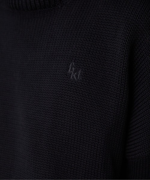 FEKETE(フェケテ)の「FEKETE MADE fkt LOGO TURTLE NECK KNIT(ニット/セーター・メンズ・ブラック/ピンク・MEDIUM/LARGE)」の19枚目の写真