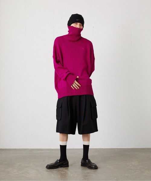FEKETE(フェケテ)の「FEKETE MADE fkt LOGO TURTLE NECK KNIT(ニット/セーター・メンズ・ブラック/ピンク・MEDIUM/LARGE)」の22枚目の写真