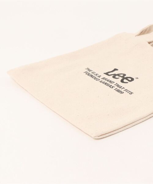 Lee（リー）の「【Lee】キャンバスミニショルダーバッグ（ショルダーバッグ・レディース・カーキブラウン/ベージュ/レッド/ブラック×ホワイト・ONE SIZE）」の5枚目の写真