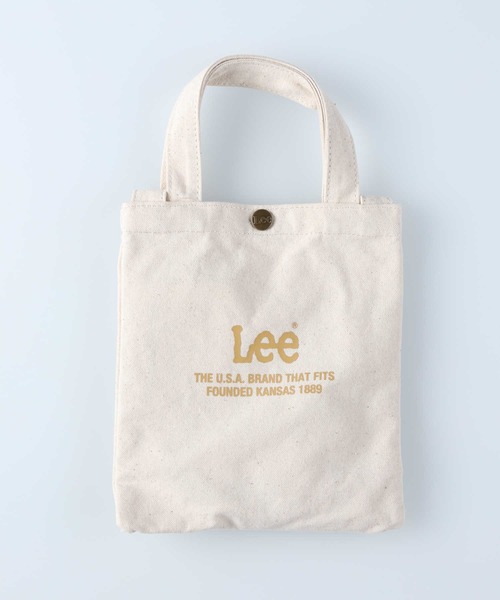 Lee（リー）の「【Lee】キャンバスミニショルダーバッグ（ショルダーバッグ・レディース・カーキブラウン/ベージュ/レッド/ブラック×ホワイト・ONE SIZE）」の4枚目の写真