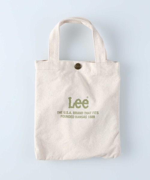 Lee（リー）の「【Lee】キャンバスミニショルダーバッグ（ショルダーバッグ・レディース・カーキブラウン/ベージュ/レッド/ブラック×ホワイト・ONE SIZE）」の3枚目の写真