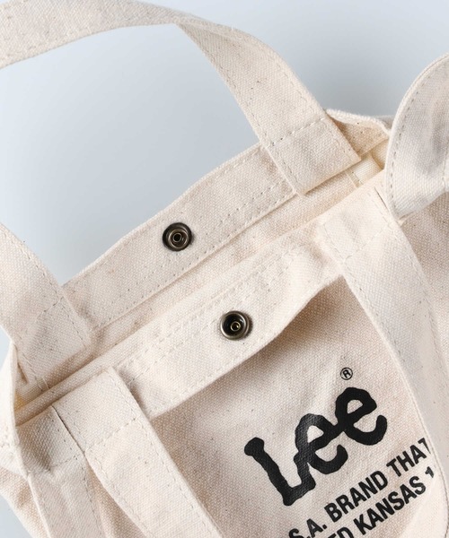 Lee（リー）の「【Lee】キャンバスミニショルダーバッグ（ショルダーバッグ・レディース・カーキブラウン/ベージュ/レッド/ブラック×ホワイト・ONE SIZE）」の12枚目の写真