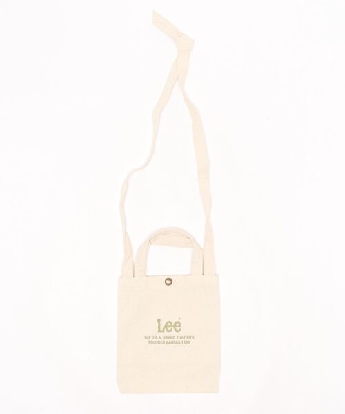 Lee（リー）の「【Lee】キャンバスミニショルダーバッグ（ショルダーバッグ・レディース・カーキブラウン/ベージュ/レッド/ブラック×ホワイト・ONE SIZE）」の14枚目の写真
