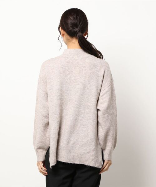 ehka sopo（エヘカソポ）の「もちもちモックネックニット（ニット/セーター・レディース・キナリ/グリーン/モカ・ﾌﾘ-）」の5枚目の写真