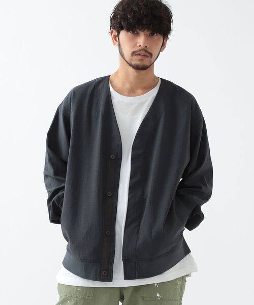 BEAMS EVALET（R） カーディガン　黒 BEAMS / EVALET(R) カーディガン 【公式通販】