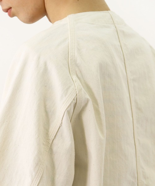 CAL O LINE（キャルオーライン）の「【 CAL O LINE / キャル オー ライン 】エンジニア ジャケット カバーオール デニムジャケット CL162-047 SES（デニムジャケット・メンズ・ホワイト/ブルー・M/L）」の10枚目の写真